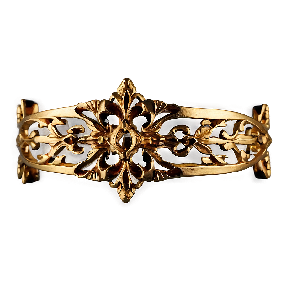 Vintage Gold Trim Detail Png Wsj PNG Image