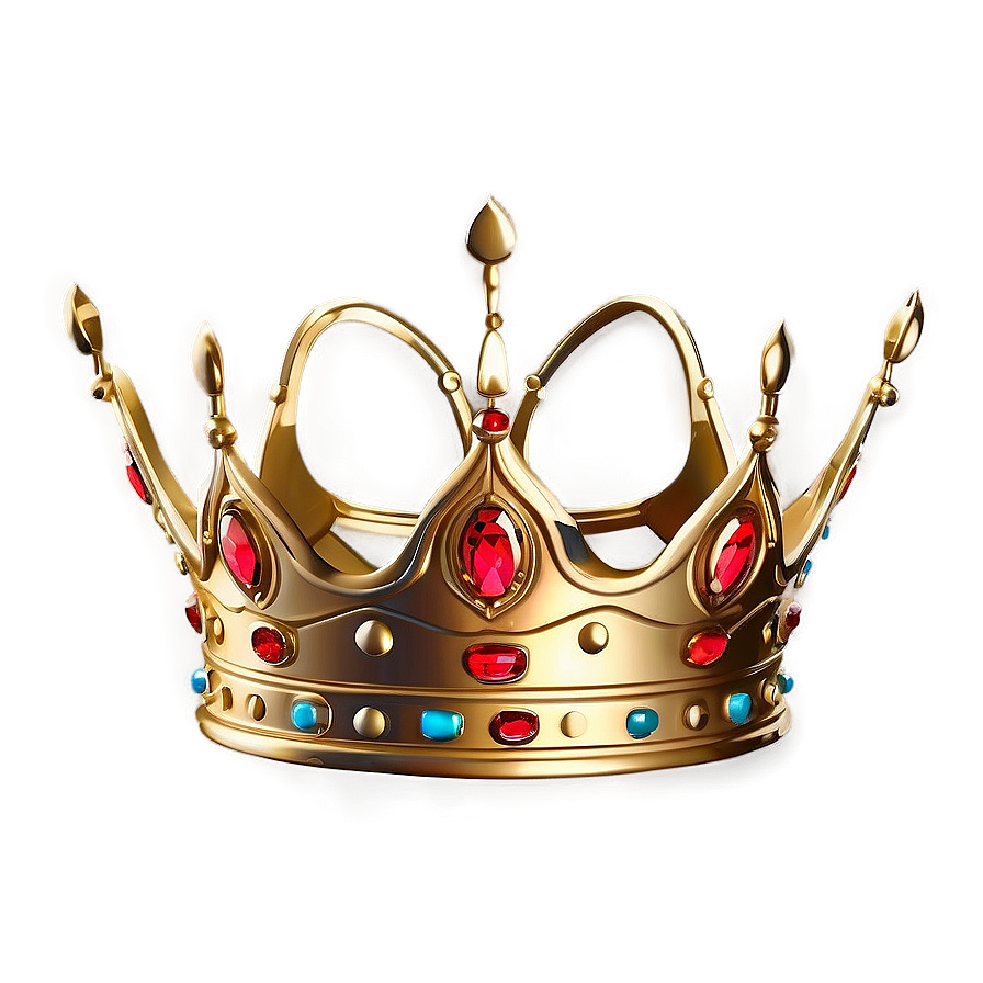 Vintage Golden Crown Png Tis81 PNG Image