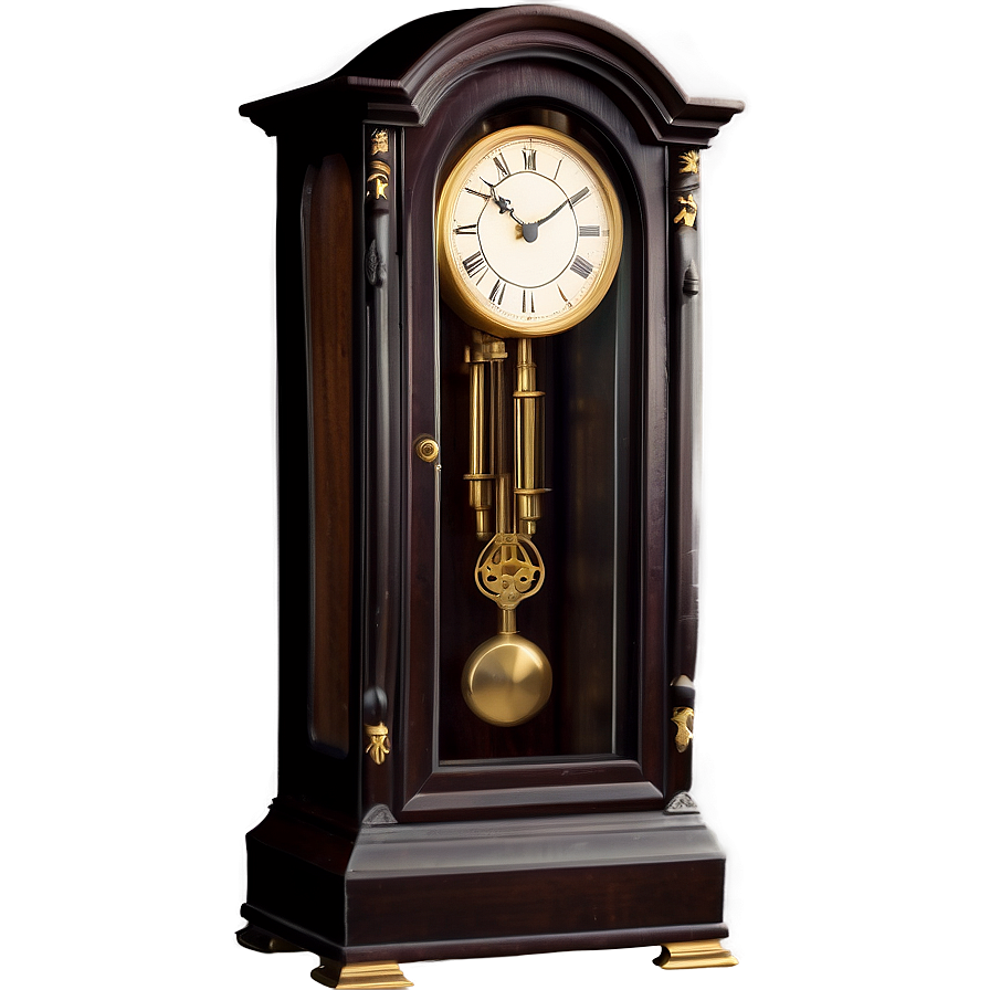 Vintage Grandfather Clock Png 5 PNG Image