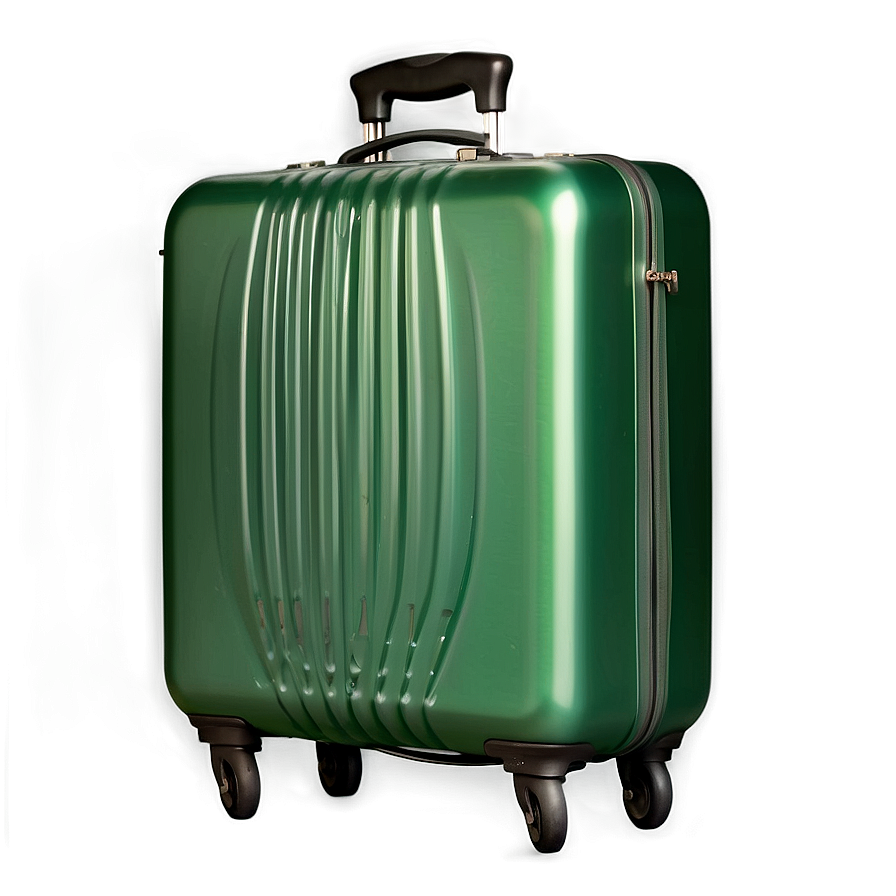 Vintage Green Suitcase Png Ucj PNG Image