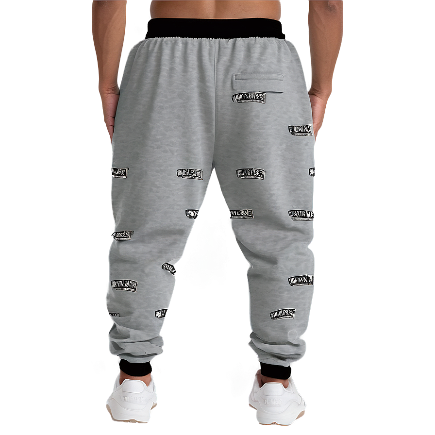 Vintage Grey Sweatpants Png Yiu PNG Image