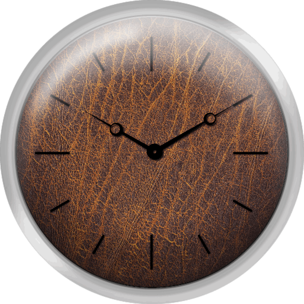 Vintage Grunge Texture Clock Face PNG Image