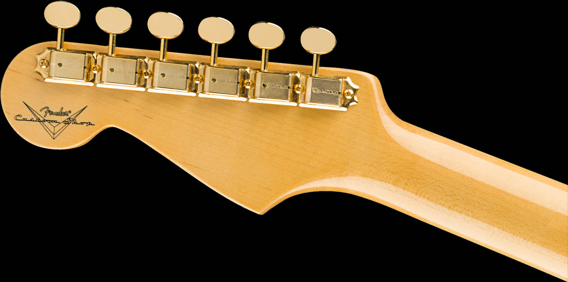 Vintage Guitar Headstock PNG Image