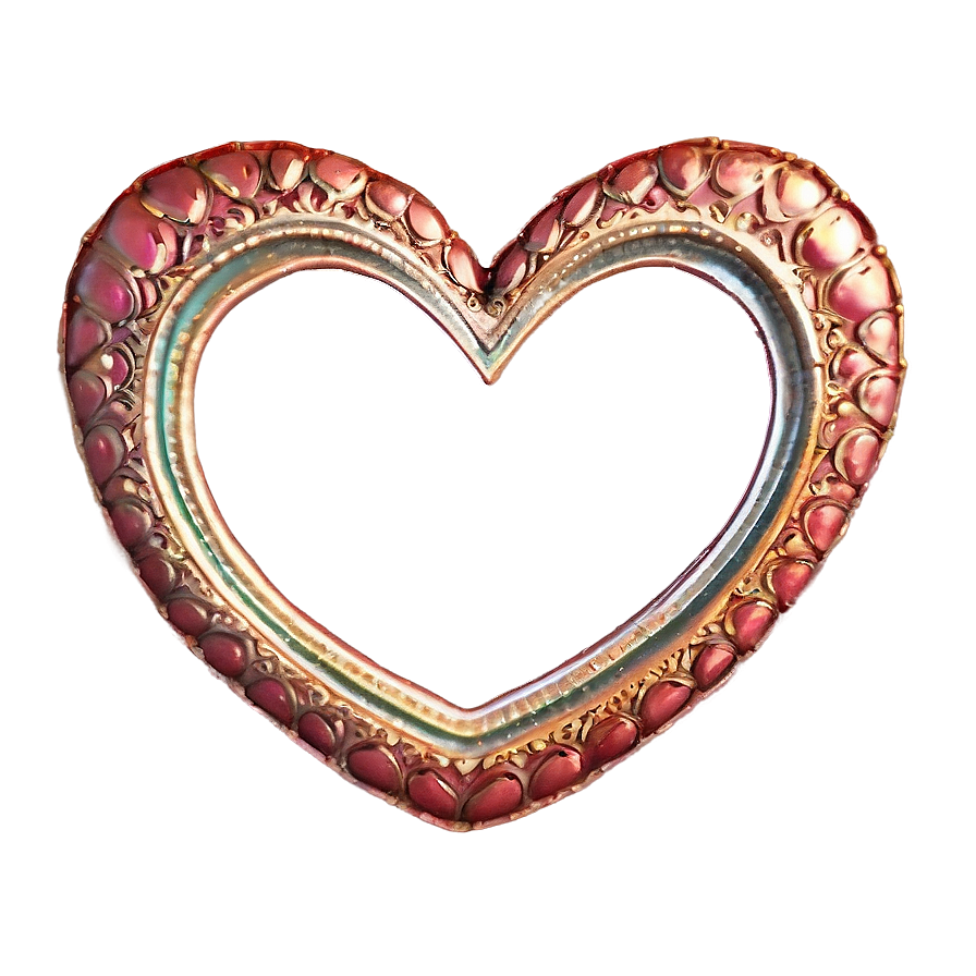 Vintage Heart Frame Png Iop13 PNG Image