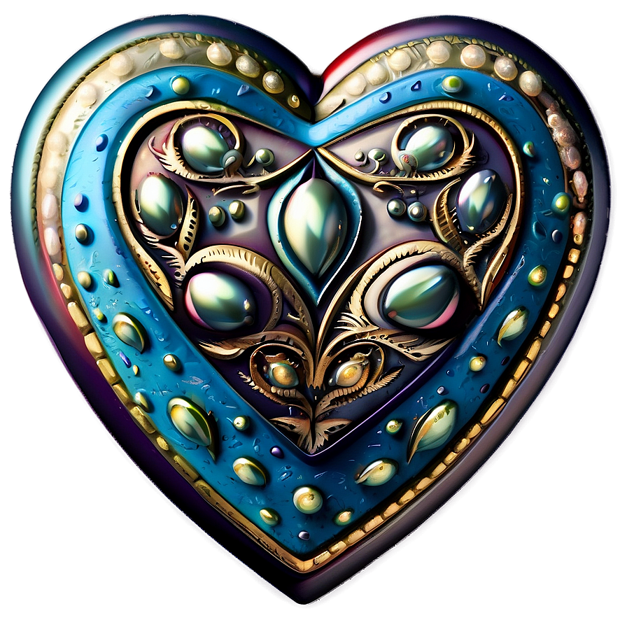 Vintage Hearts Png Qci82 PNG Image