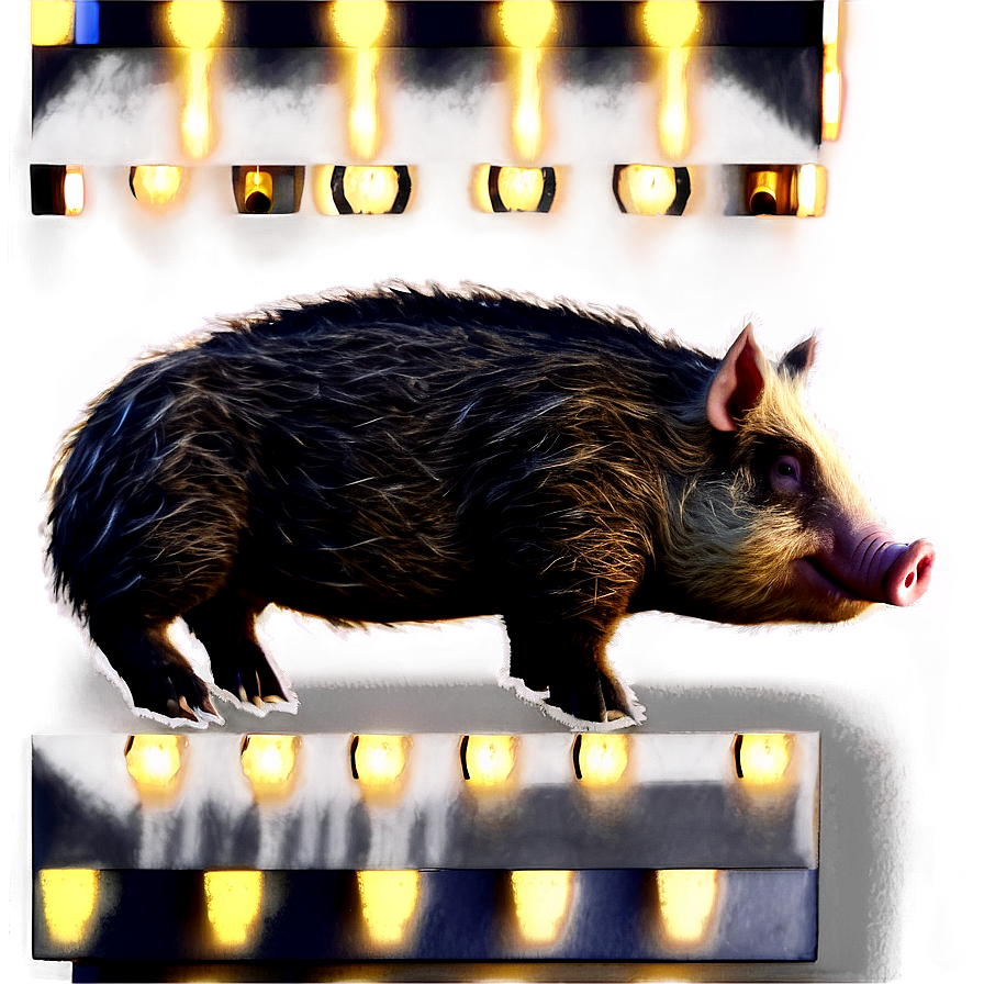 Vintage Hog Png Odb1 PNG Image