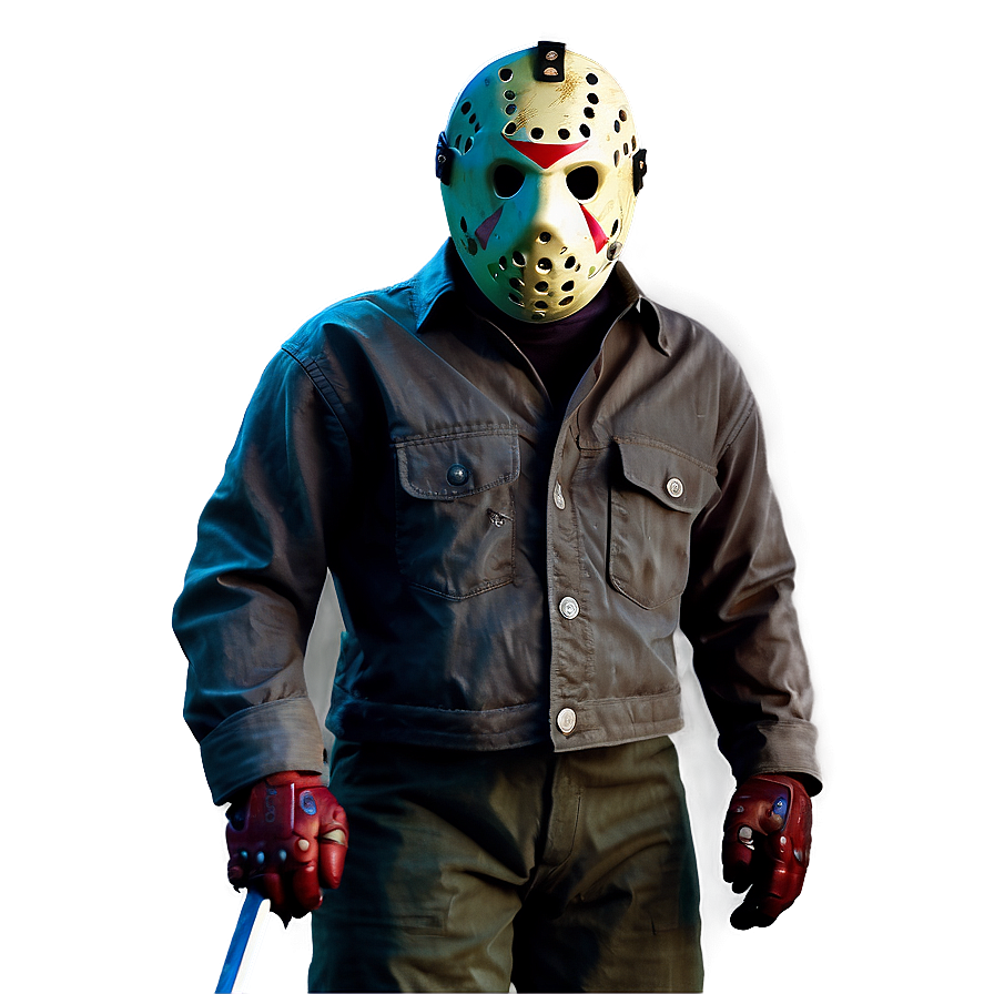 Vintage Jason Voorhees Poster Png 8 PNG Image