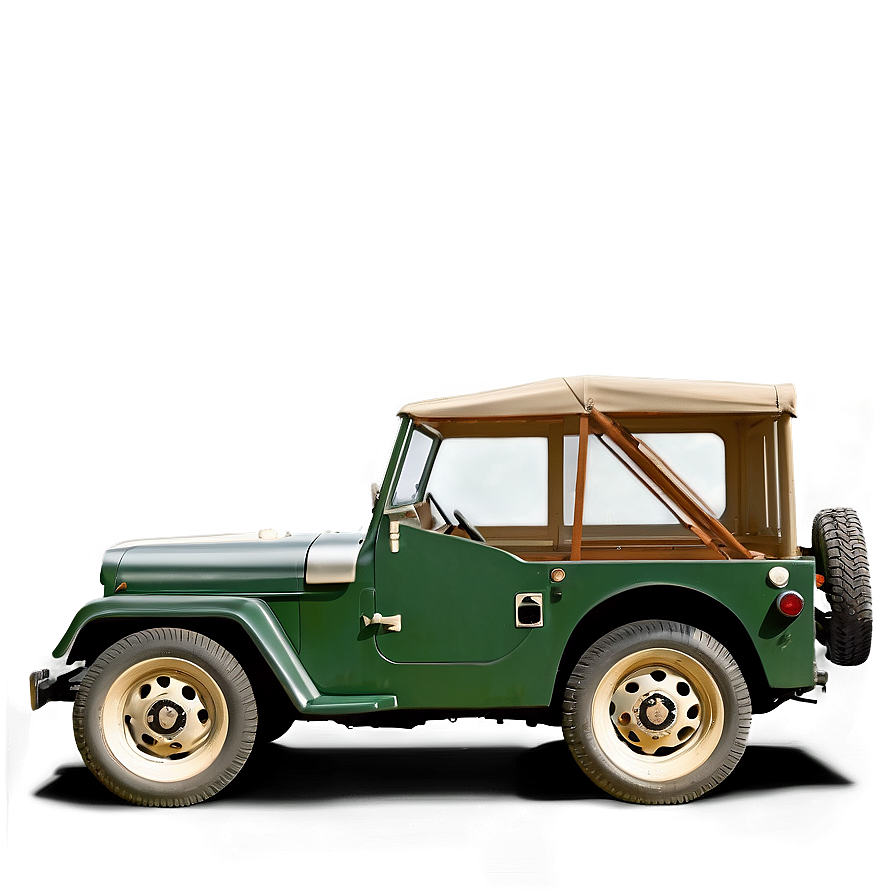 Vintage Jeep Side View Png 40 PNG Image