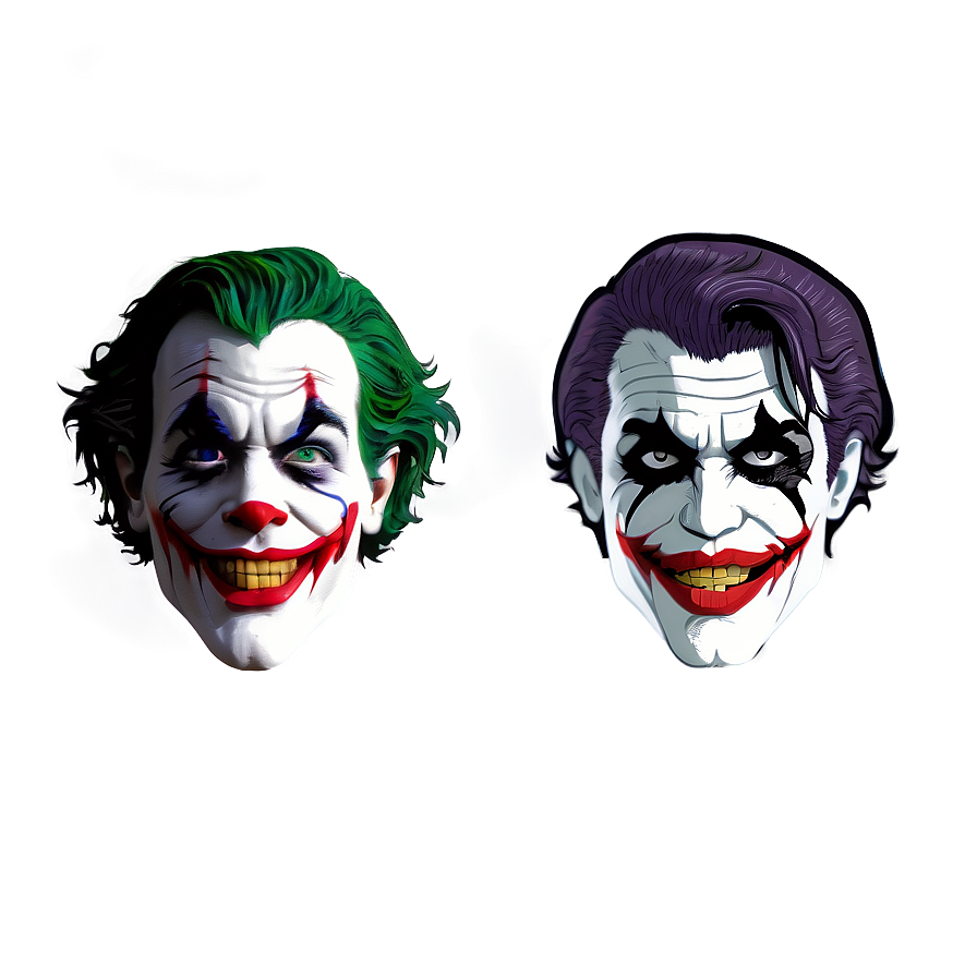 Vintage Joker Drawing Png Wge16 PNG Image