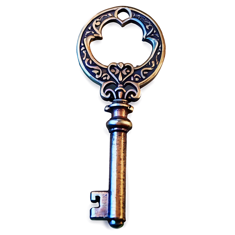 Vintage Key Png 06112024 PNG Image