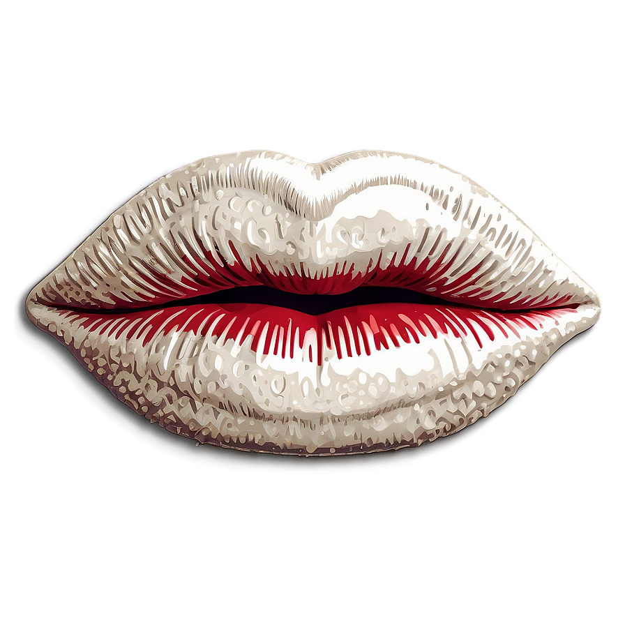 Vintage Kissy Lips Png 06292024 PNG Image