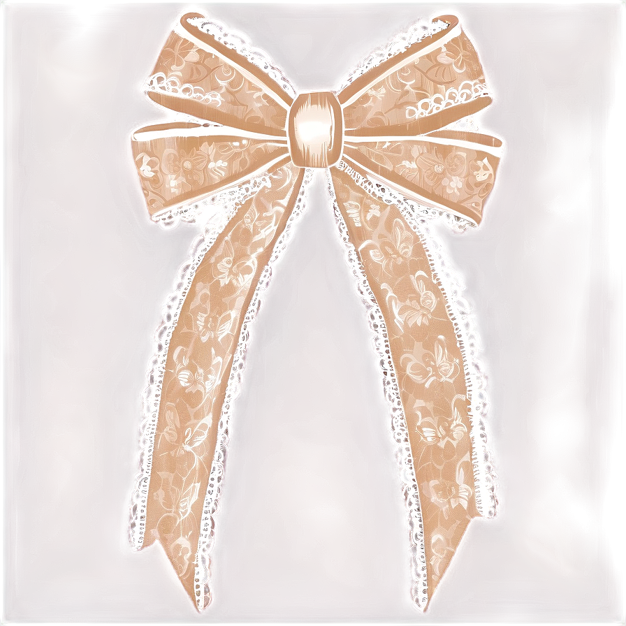 Vintage Lace Bow Png 95 PNG Image