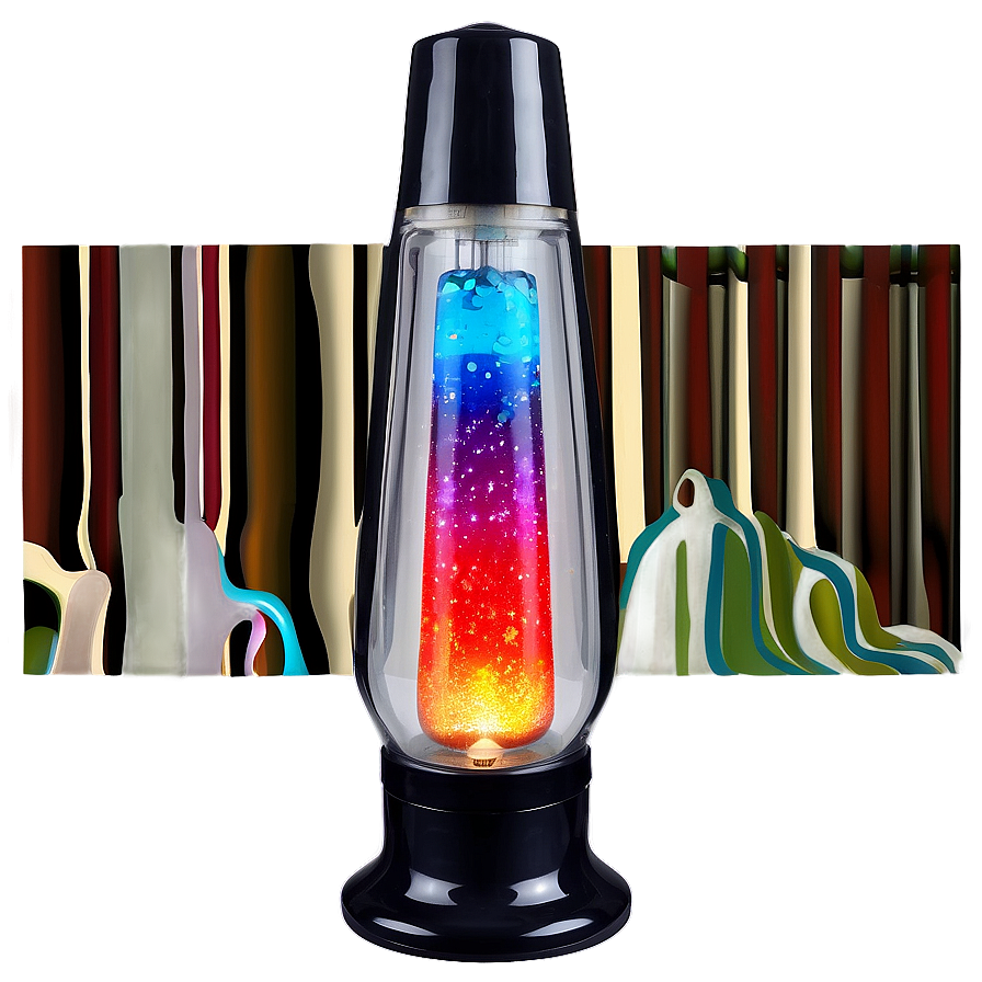 Vintage Lava Lamp Design Png 30 PNG Image