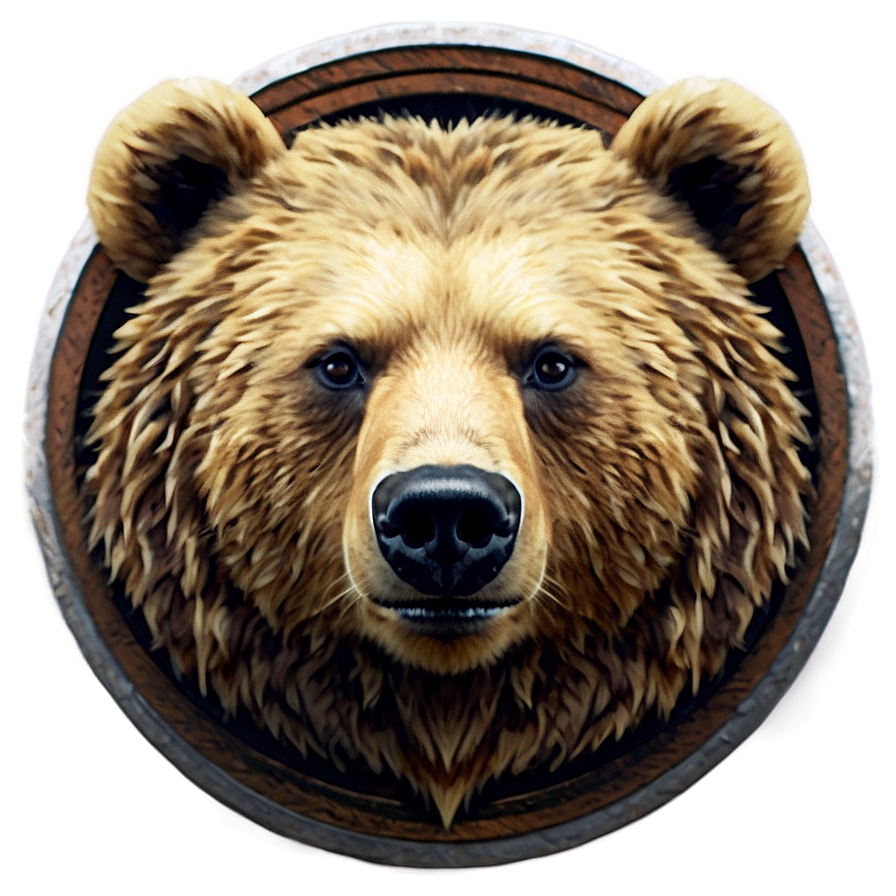 Vintage Mama Bear Emblem Png Wvk57 PNG Image