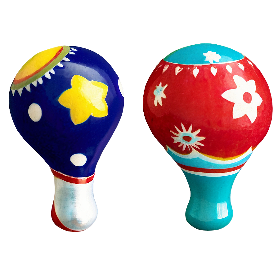 Vintage Maraca Collection Png Bjy PNG Image