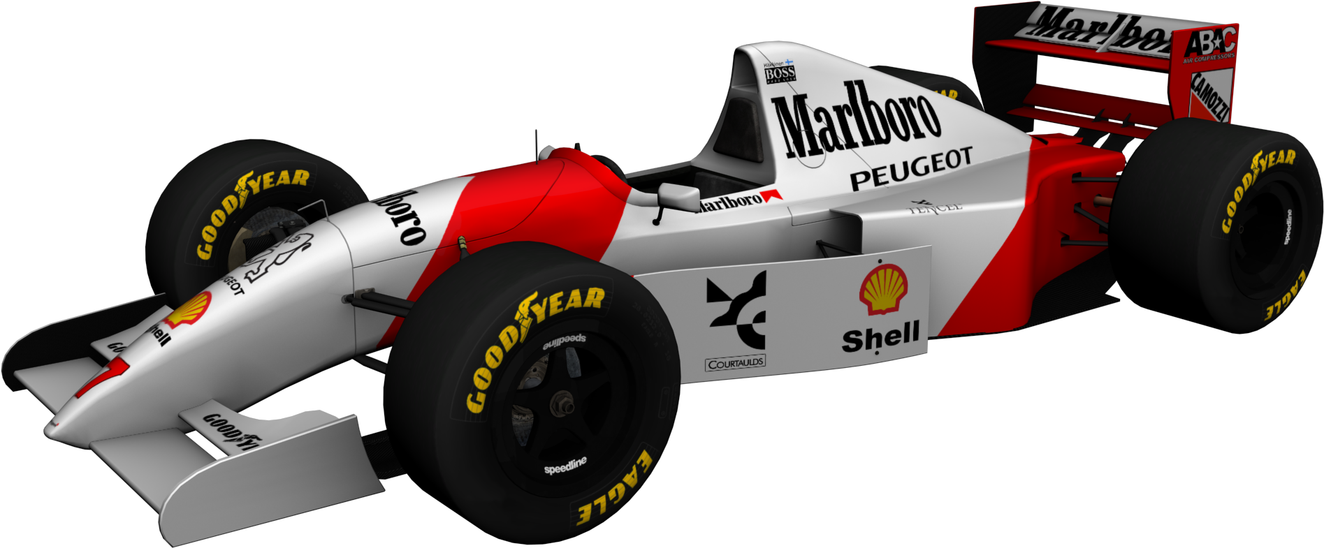 Vintage_ Mc Laren_ Formula1_ Racing_ Car PNG Image