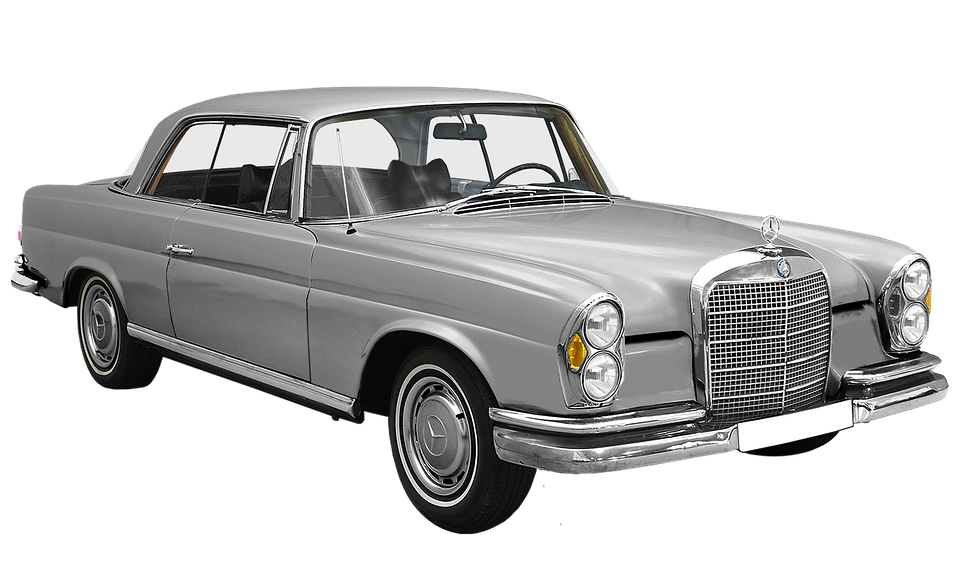 Vintage Mercedes Benz Coupe PNG Image