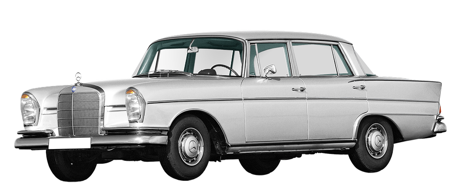 Vintage Mercedes Benz Sedan PNG Image