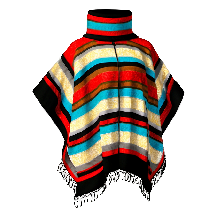 Vintage Mexican Poncho Style Png Iyj PNG Image