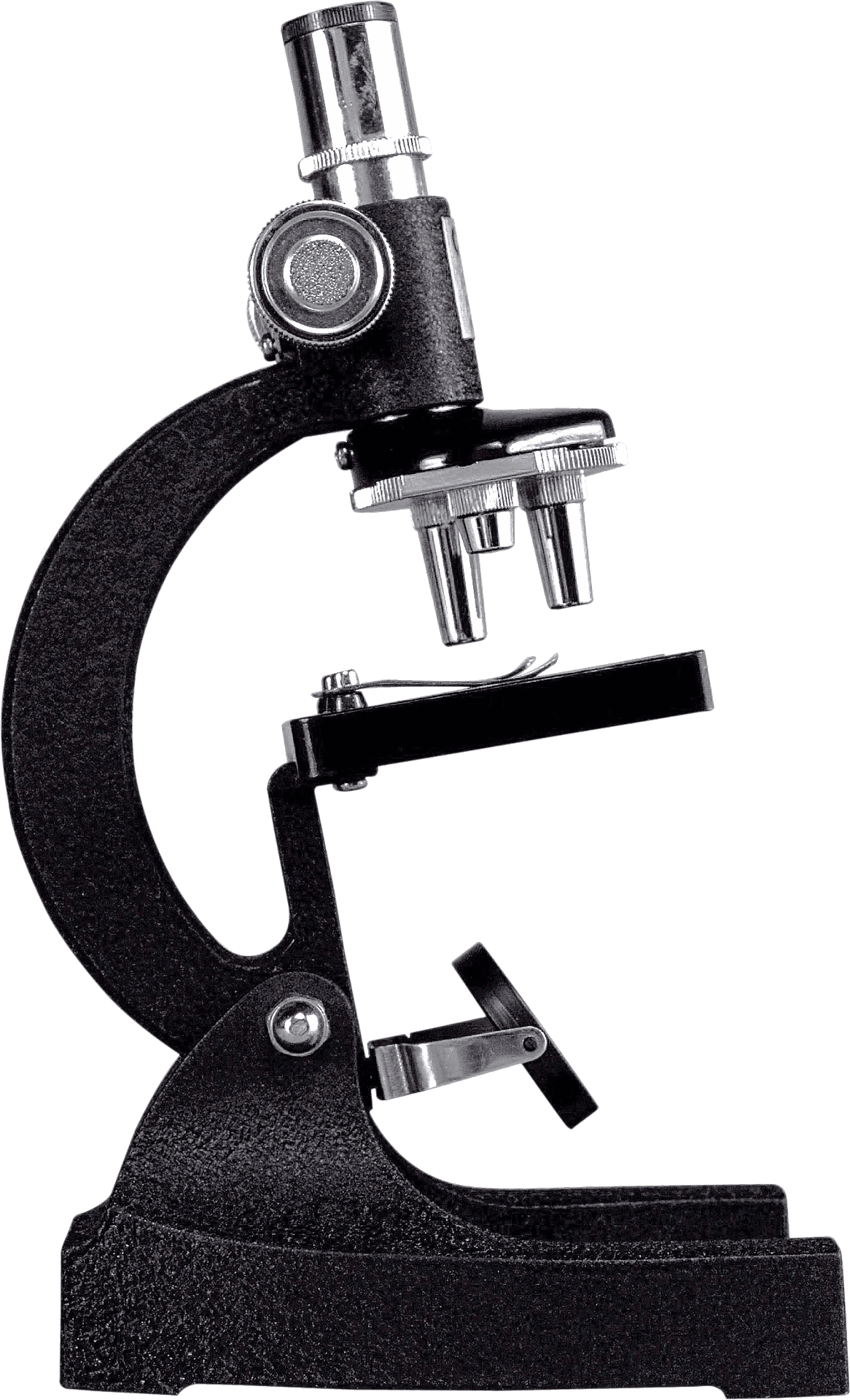 Vintage Microscope Silhouette PNG Image