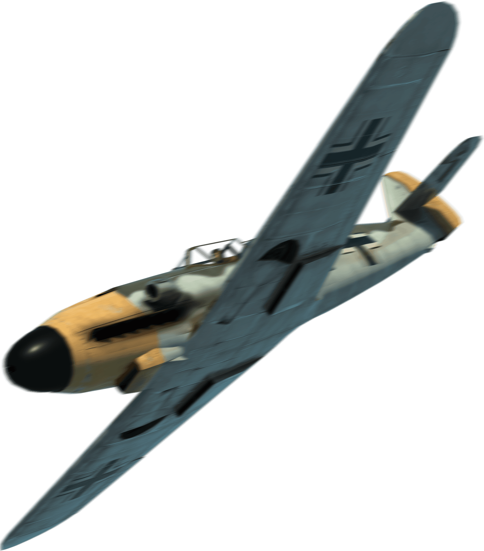 Vintage Military Aircraft PNG Image