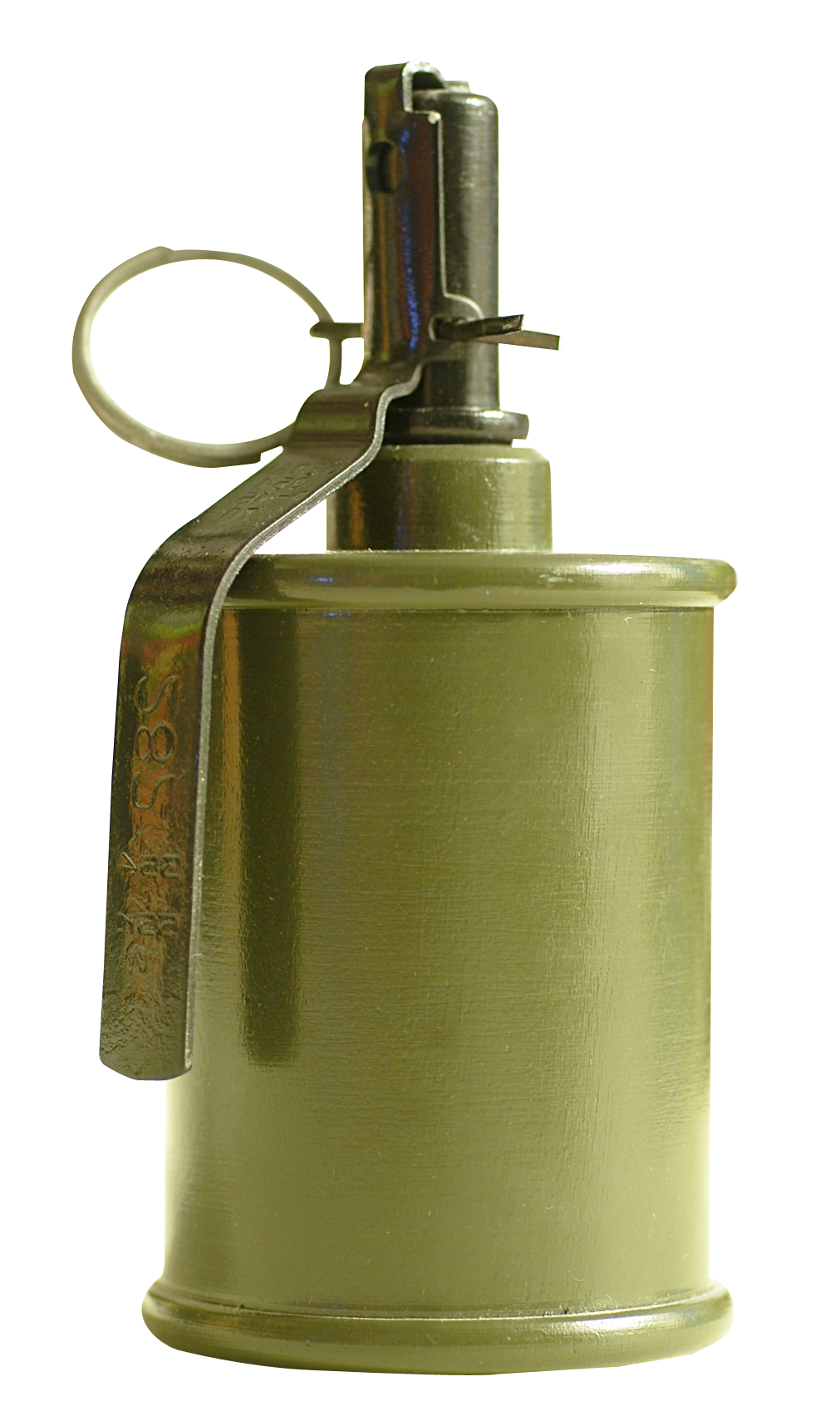 Vintage Military Grenade Isolated PNG Image