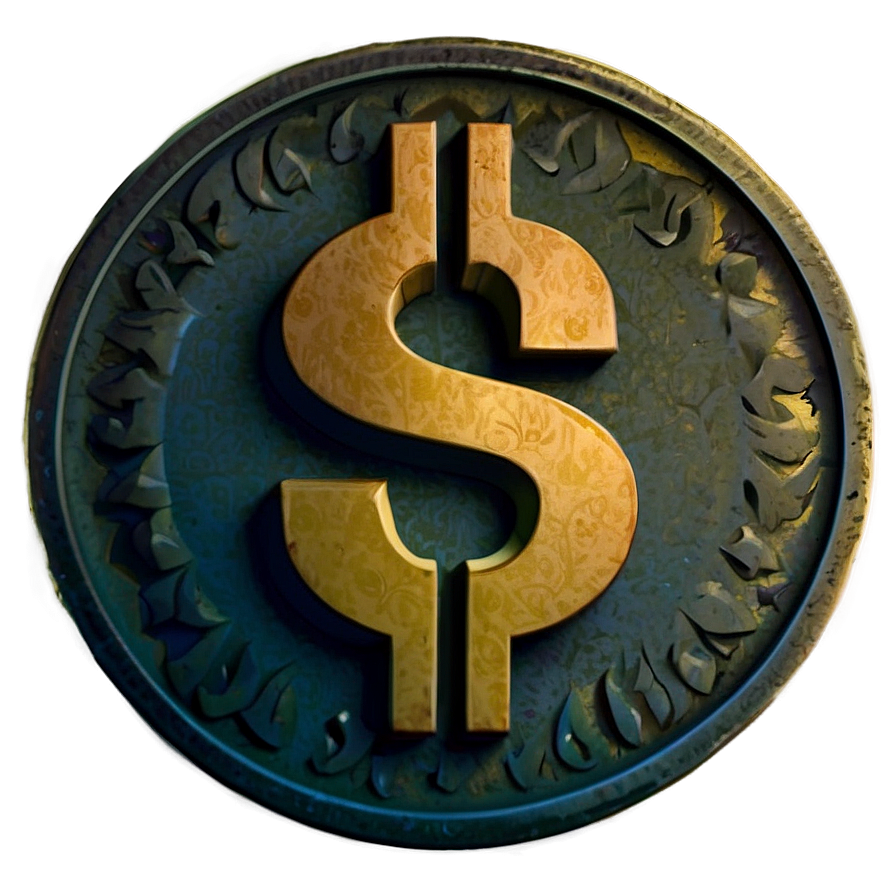 Vintage Money Sign Png 05252024 PNG Image