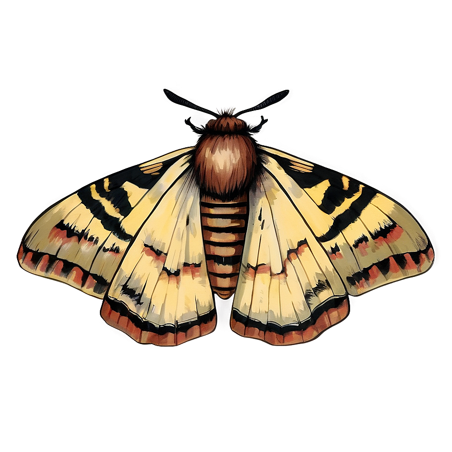 Vintage Moth Illustration Png 73 PNG Image