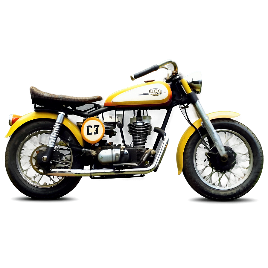 Vintage Motorbike Png Mmx PNG Image