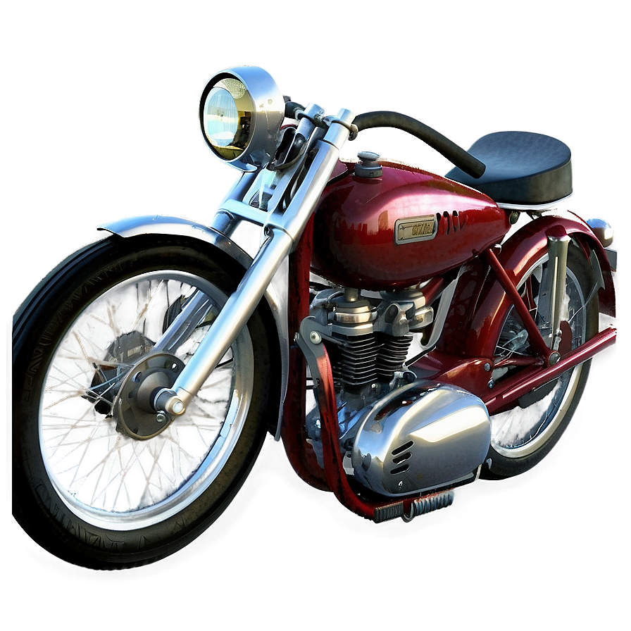 Vintage Motorbike Png Odw3 PNG Image