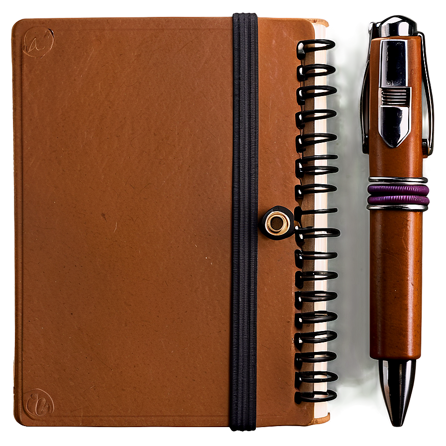 Vintage Notebook Png 6 PNG Image