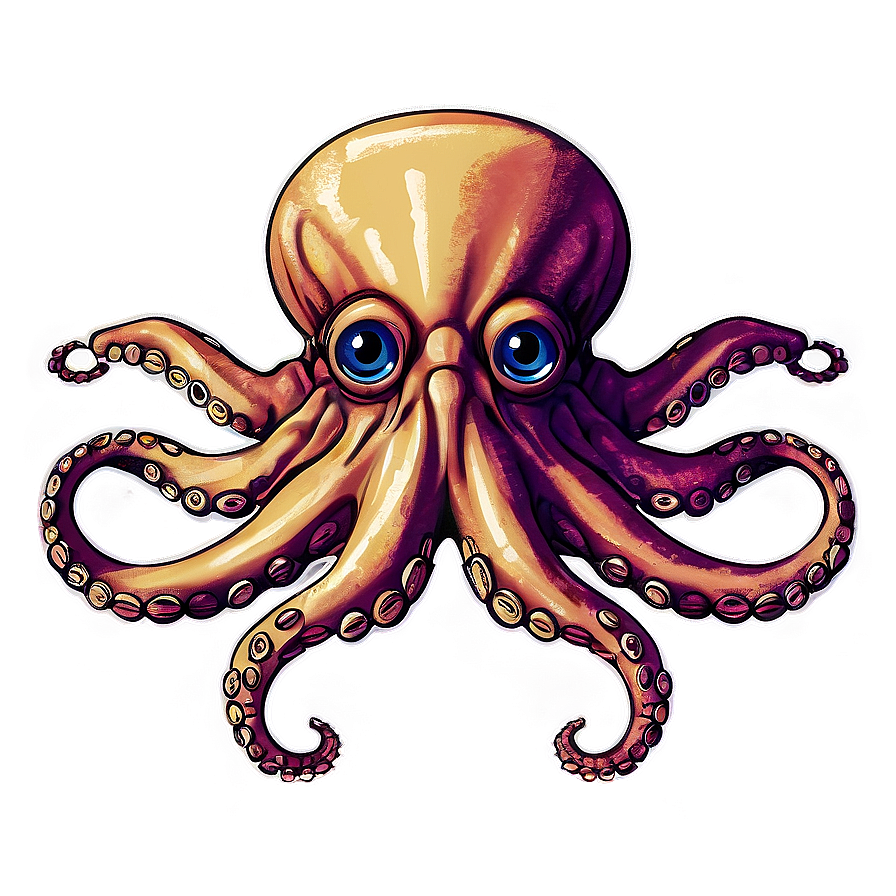 Vintage Octopus Sketch Png 70 PNG Image