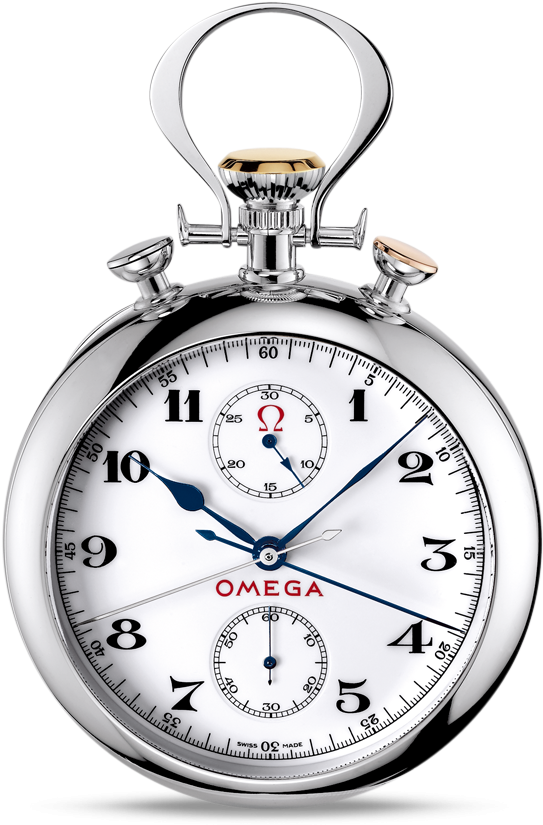 Vintage Omega Stopwatch PNG Image