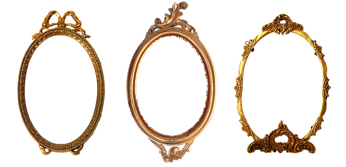 Vintage Ornate Frames Collection PNG Image