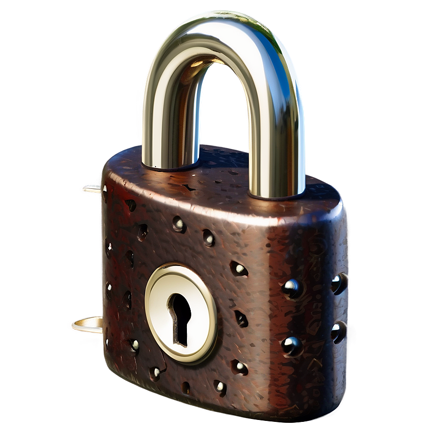 Vintage Padlock Png Qbp13 PNG Image