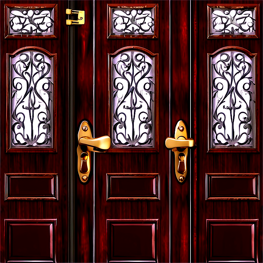 Vintage Panel Door Png 05042024 PNG Image