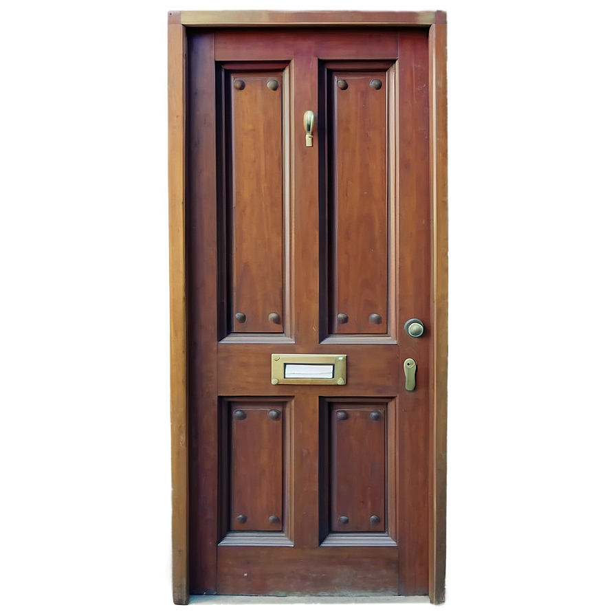 Vintage Panel Door Png 05042024 PNG Image