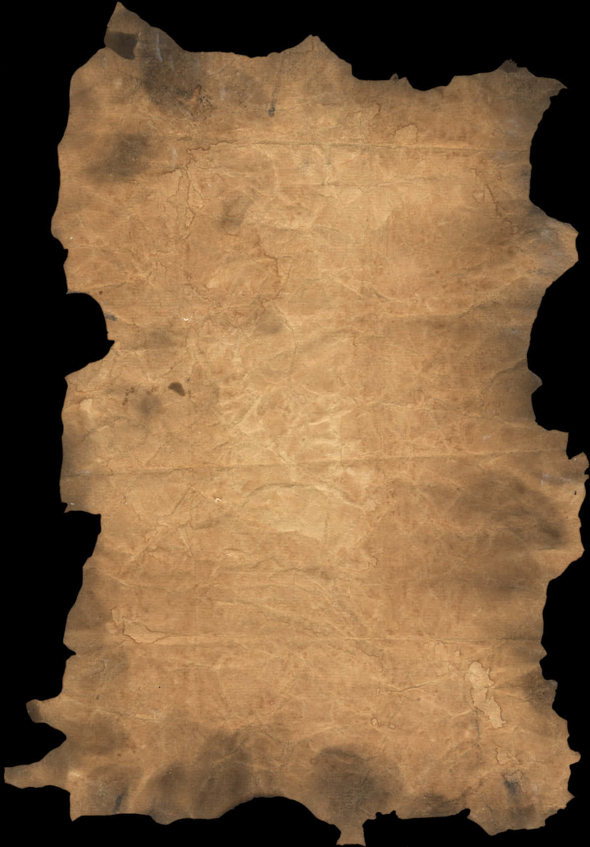 Vintage Paper Texture Torn Edges PNG Image