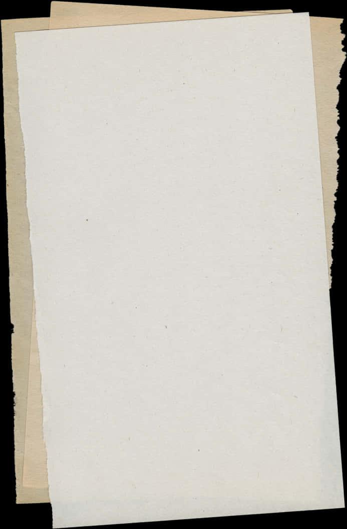 Vintage Paper Textures Stacked PNG Image