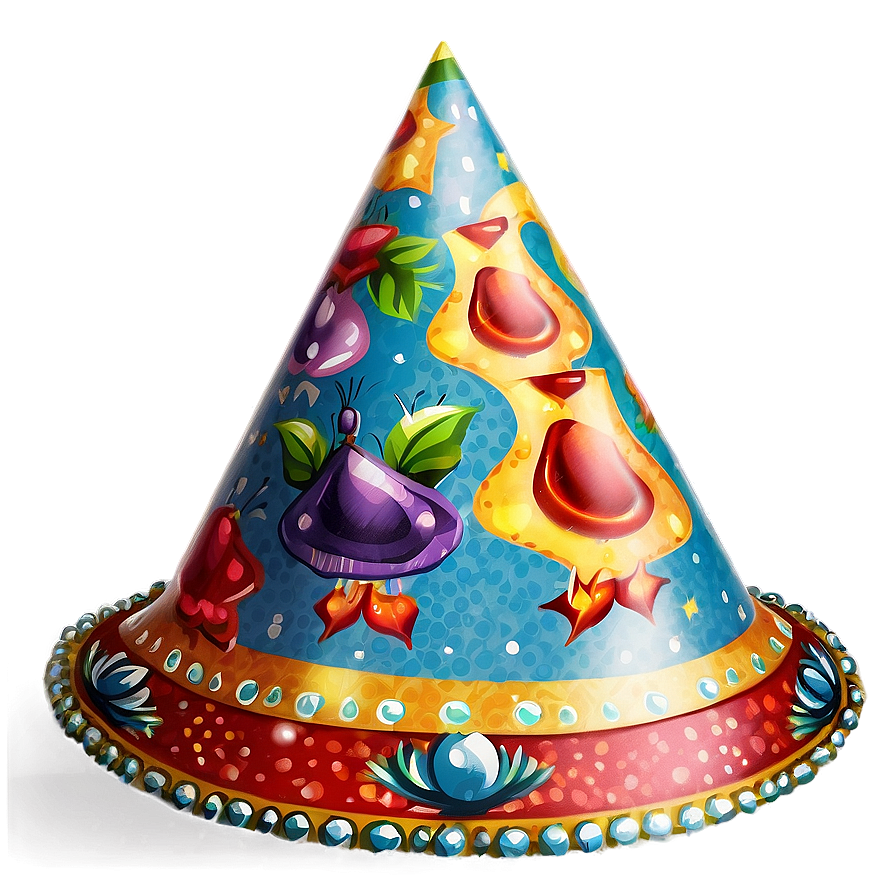 Vintage Party Hat Png Dou33 PNG Image