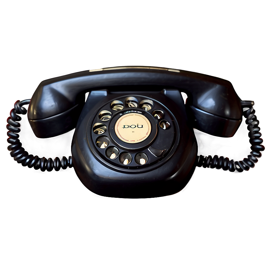 Vintage Phone With Dial Png Bmn PNG Image