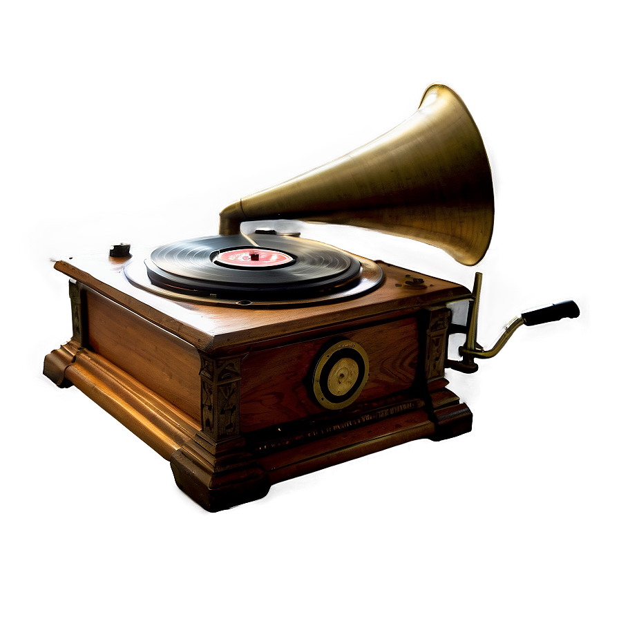 Vintage Phonograph Png 06252024 PNG Image