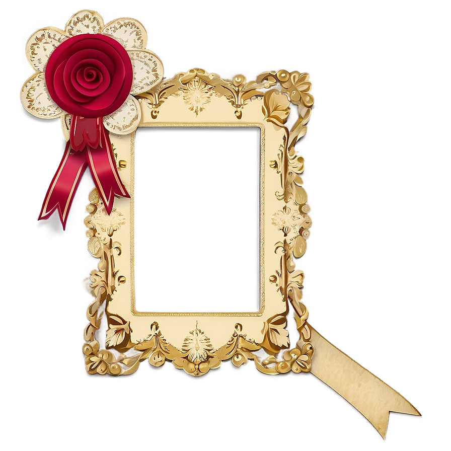 Vintage Photo Frame Design Png Vmp35 PNG Image