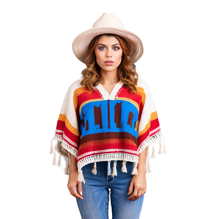 Vintage Poncho Rediscovered Png 5 PNG Image