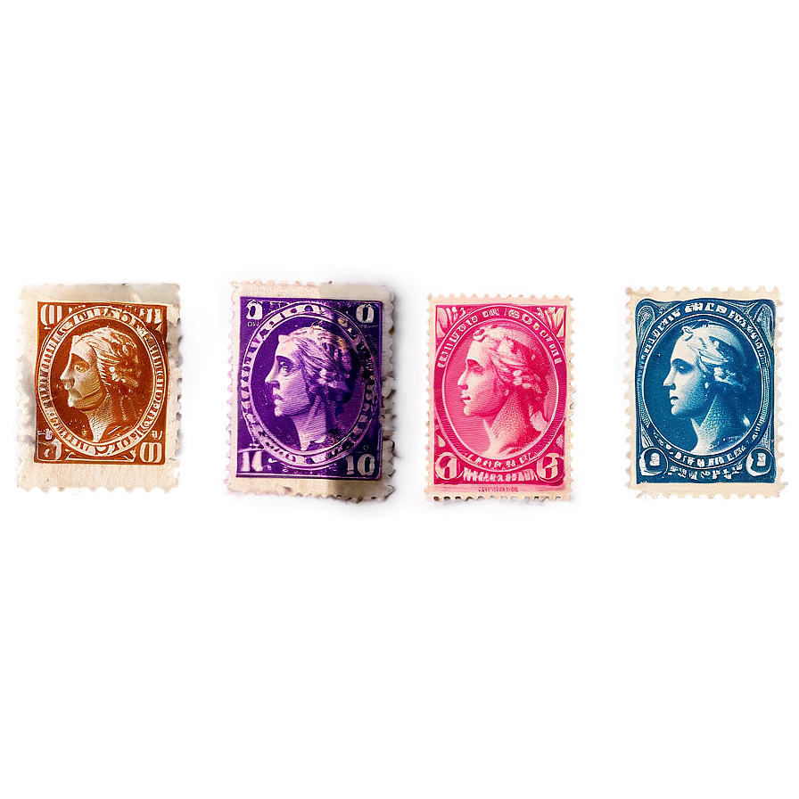 Vintage Postage Stamp Png 17 PNG Image