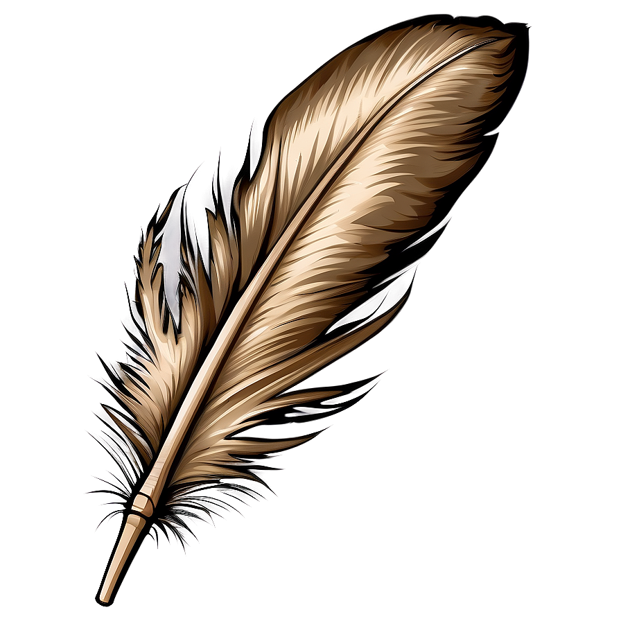 Vintage Quill Pen Feather Png 05042024 PNG Image