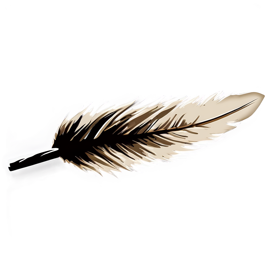 Vintage Quill Pen Feather Png Bmt7 PNG Image