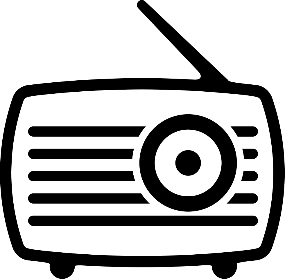 Vintage Radio Icon PNG Image