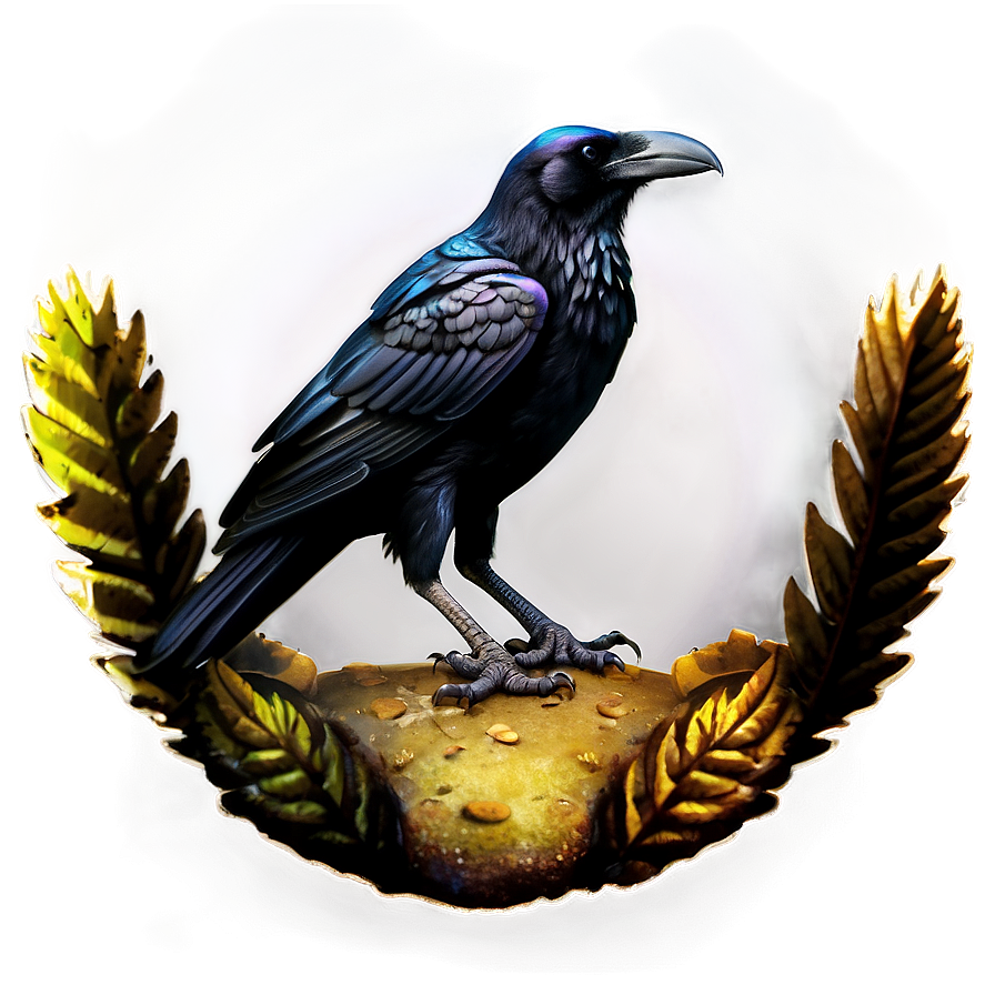 Vintage Raven Png 05062024 PNG Image