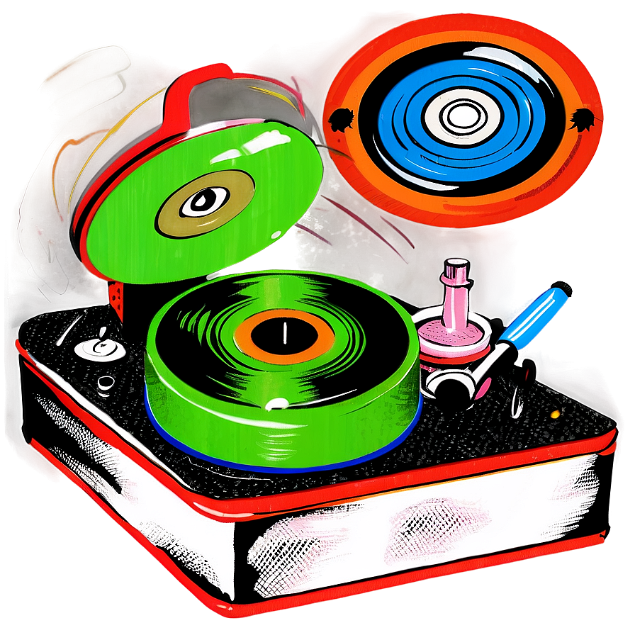 Vintage Record Player Tumblr Png 94 PNG Image